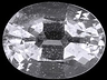 Pollucite Single Oval Slightly to Moderately included