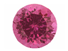 Rhodolite Calibrated Round Eye clean to Slightly included