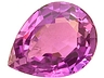 Sapphire Single Pear Eye clean