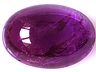 Sapphire  Oval Moderately to Heavily included