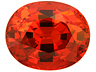 Spessartite Single Oval Eye clean
