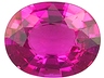 Rubelite Single Oval Eye clean to Slightly included