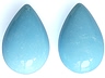 Turquoise Pair Pear Opaque