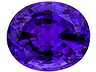 Tanzanite Single Oval Eye clean