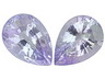 Tanzanite Pair Pear Eye clean to Slightly included