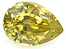Zircon  Pear Eye clean to Slightly included