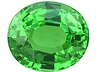 Tsavorite Single Oval Eye clean