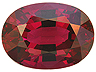 Rhodolite Single Oval Eye clean
