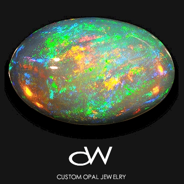 Custom opal jewelry at David Wein