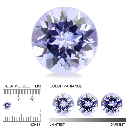 Calibrated Tanzanite YTZ374aa