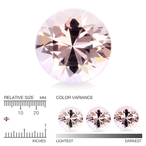 Calibrated Morganite MR10163aa