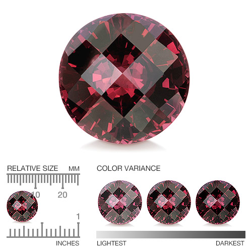 Calibrated Rhodolite RH11276aa