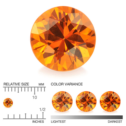 Calibrated Spessartite SE10592aa