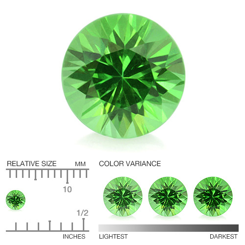 Calibrated Tsavorite TS11756aa
