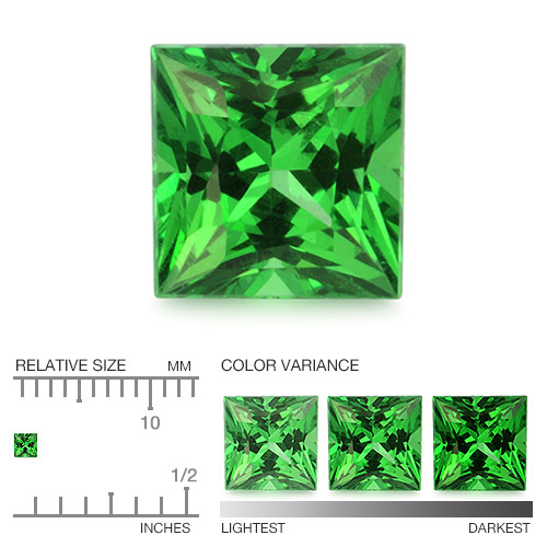 Calibrated Tsavorite TS13009aa