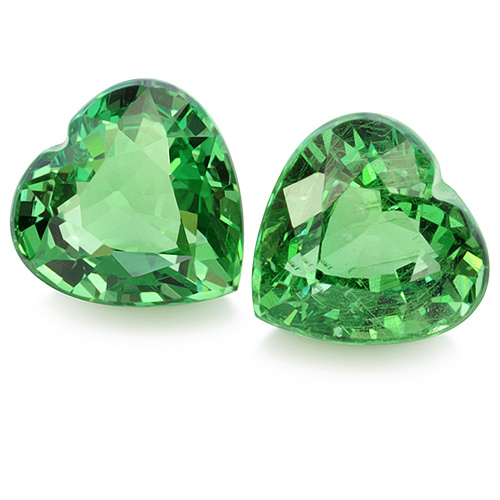 Pair Tsavorite TS14245ab