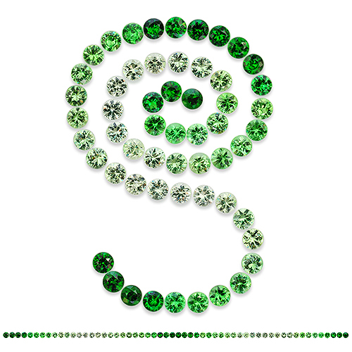 Mixed Lot Tsavorite TS14405ab