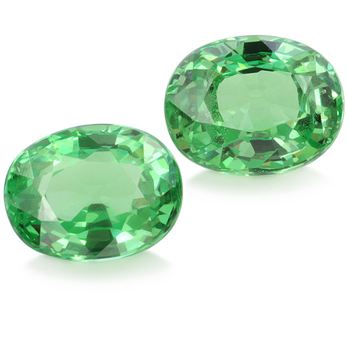 Pair Tsavorite TS14409aa