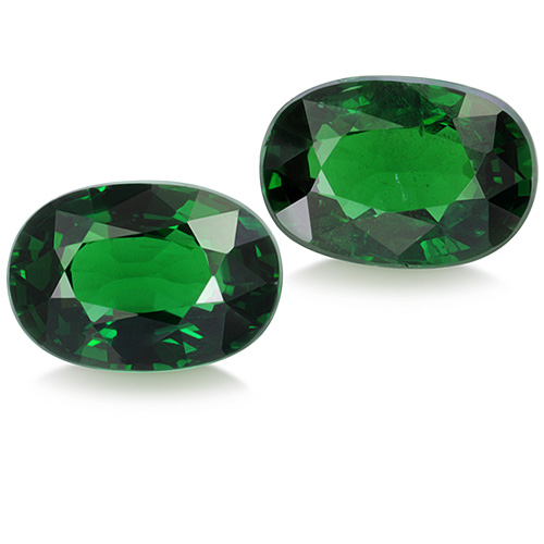 Pair Tsavorite TS14410ab