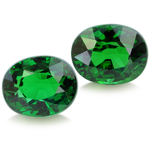 Pair Tsavorite TS14703ab