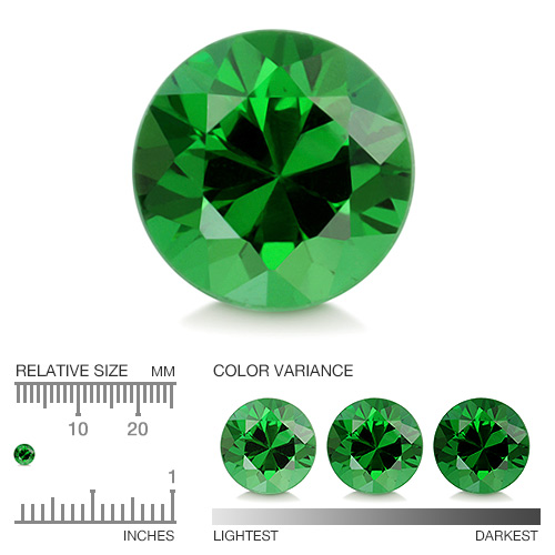 Calibrated Tsavorite TSCN10125ab