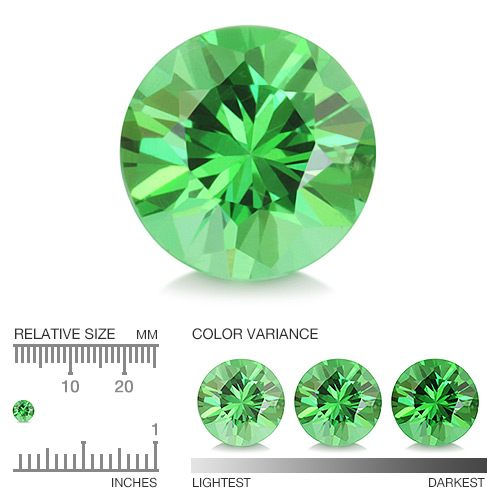 Calibrated Tsavorite TSCN10150aa