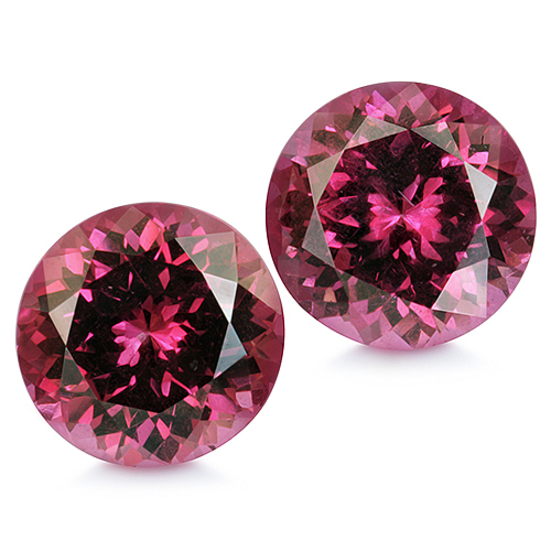 Pair Rhodolite XRH607xy