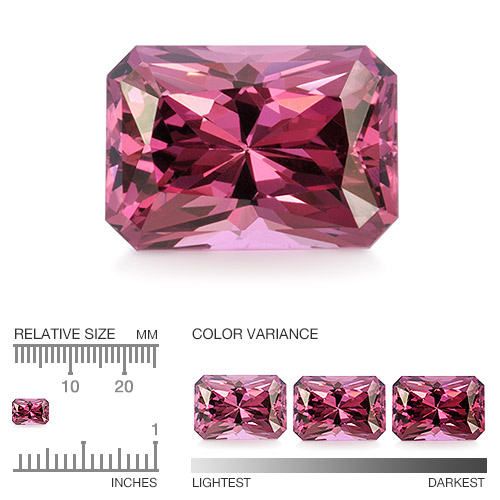 Calibrated Rhodolite XRH953aa