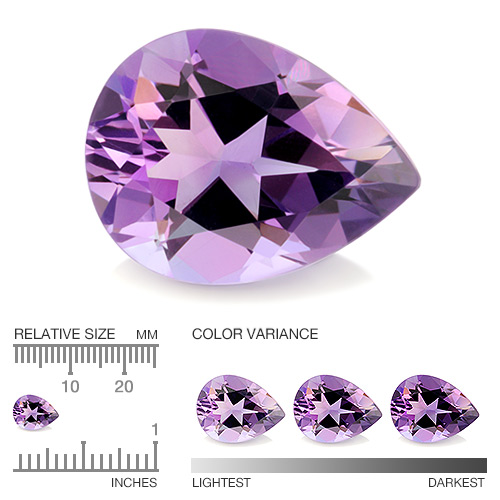 Calibrated Amethyst YAM234aa