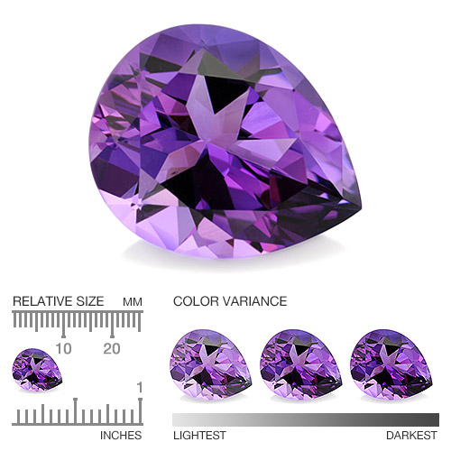 Calibrated Amethyst YAM236aa