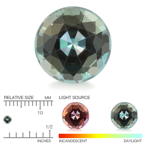 Calibrated Alexandrite YAX607aa