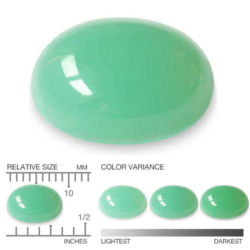 Calibrated Chrysoprase YCP181aa