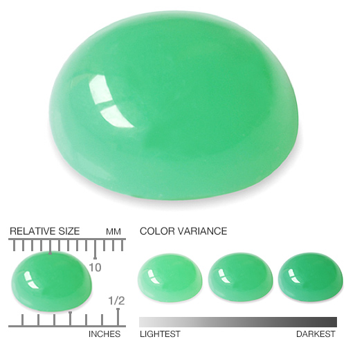 Calibrated Chrysoprase YCP182aa