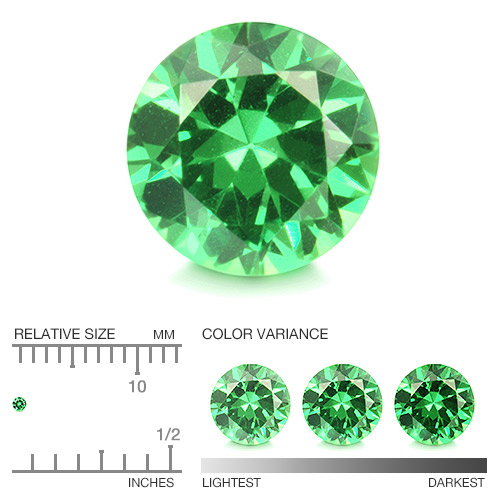 Calibrated Tsavorite YGG411aa