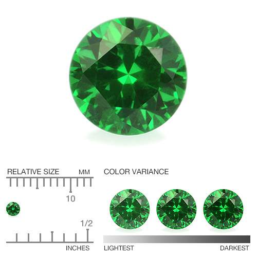 Calibrated Tsavorite YGG437aa