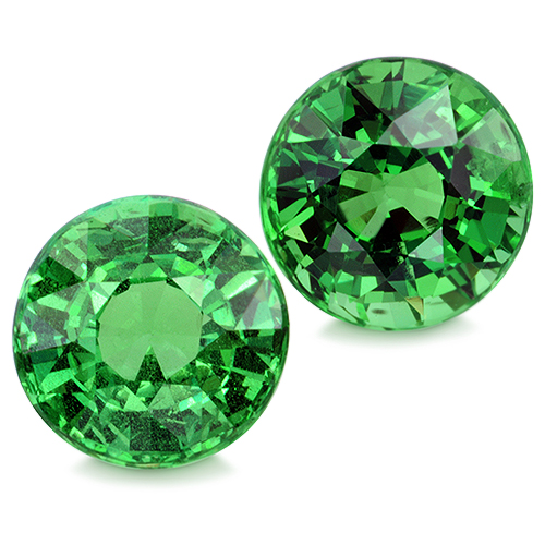 Pair Tsavorite TS13731aa