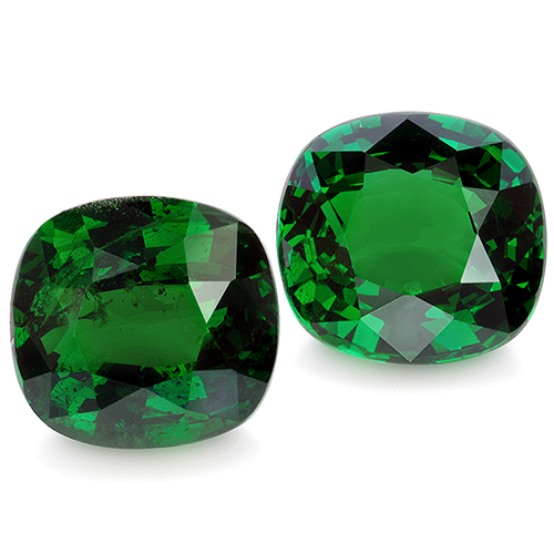 Pair Tsavorite TS14105ab