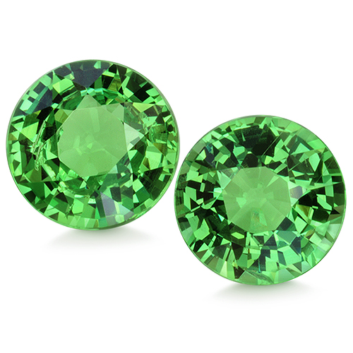 Pair Tsavorite TS14108ab