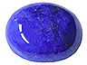 Lapis Calibrated Oval Opaque