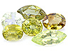 Chrysoberyl Closeout Mixed shapes Slightly to Heavily included