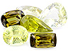 Chrysoberyl Closeout Mixed shapes Slightly to Moderately included