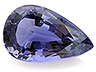 Iolite Single Pear Slightly included