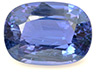 Sapphire  Cushion Slightly to Moderately included