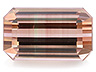 Tourmaline Single Octagon Eye clean