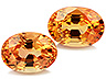 Sapphire Pair Oval Eye clean