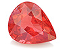 Spinel Single Pear Slightly included