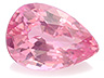 Spinel Single Pear Slightly included