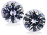 Spinel Pair Round Eye clean to Slightly included