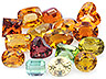 Tourmaline  Mixed shapes Eyeclean to Moderately included