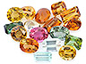 Tourmaline  Mixed shapes Eyeclean to Moderately included